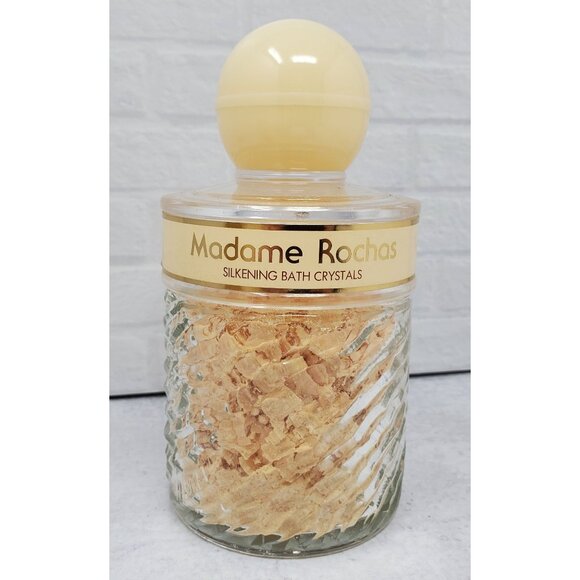Madame Rochas Silkening Bath Crystals 8.8oz Sealed Vintage France - Picture 7 of 8
